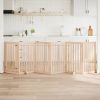 Dog Gate Set of 6 Natural wood Poplar wood