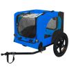 Pet Bike Trailer Dog Cart for Bicycle,Suitable for Small and Medium Pets, Easy Folding Cart Frame, Quick Release Wheel, Non-Slip Floor, Internal Leash