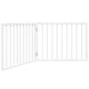 Dog Gate Set of 2 White Solid Poplar wood 63 in x 23.6 in