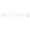 Dog Kennel Silver Galvanized Steel Extra Large Tough Dog Kennel