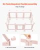 VEVOR Dog Whelping Box, 60x39x23 in Plastic Dog Whelping Pen for Medium Sized Dogs, Waterproof Transparent Puppy Playpen with Windows & Door Lock
