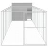 Dog House Light Grey Galvanized Steel Large Durable Dog House