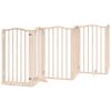 Dog Gate Set of 6 Natural Poplar Poplar wood
