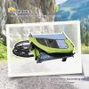 Dog Bike Trailer 2-In-1 Pet Stroller with Canopy Storage Pockets Green