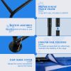 4' x 4' x 3' Outdoor Dog Shade Shelter, Waterproof Sun Protection Pet House for Dogs, Small Animals and Livestock, Blue