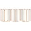 Dog Gate Set of 6 Natural Poplar Poplar wood