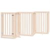Dog Gate Set of 6 Natural wood Poplar wood