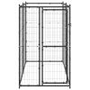 Dog Kennel Black Powder-coated steel Large Durable Dog Kennel