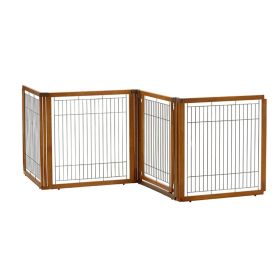 Richell Convertible Elite Pet Gate - Autumn Matte (Option: 4 Panel)
