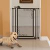 Tall One-Touch Metal Mesh Pet Gate