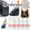 4 Pcs Dog Knitted Socks Pet Leg Socks Teddy Small Dog Waterproof Coated Socks Scratch Proof Protective Socks