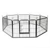Dog Pet Playpen Heavy Duty Metal Exercise Fence Hammigrid 8 Panel Silver