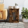 Dog Crate Furniture oak Engineered wood, steel Medium