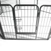 Dog Pet Playpen Heavy Duty Metal Exercise Fence Hammigrid 8 Panel Silver