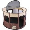 Foldable Playpen for Dog with Carry Bag Portable Travel Waterproof Indoor Outdoor Pet Cage Tent Detachable Upper Cover For Dogs