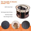 Foldable Playpen for Dog with Carry Bag Portable Travel Waterproof Indoor Outdoor Pet Cage Tent Detachable Upper Cover For Dogs