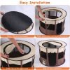 Foldable Playpen for Dog with Carry Bag Portable Travel Waterproof Indoor Outdoor Pet Cage Tent Detachable Upper Cover For Dogs